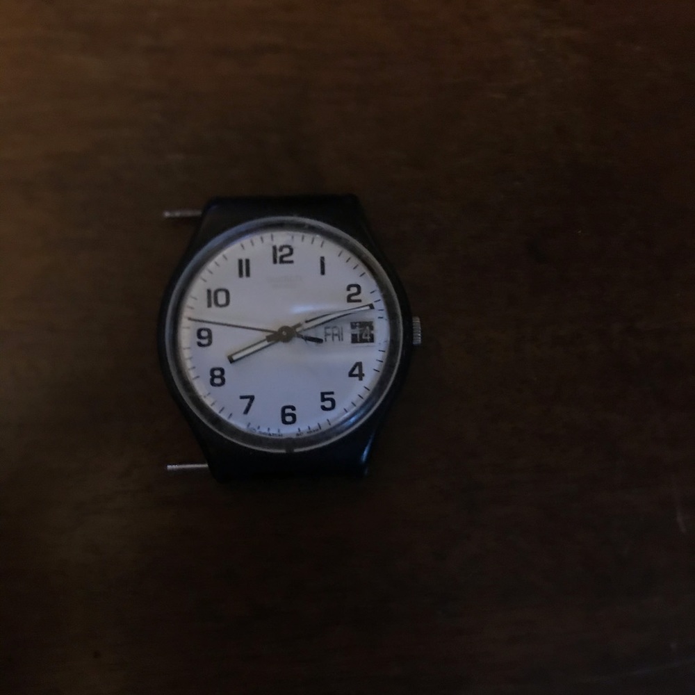 Vintage swatch watch face